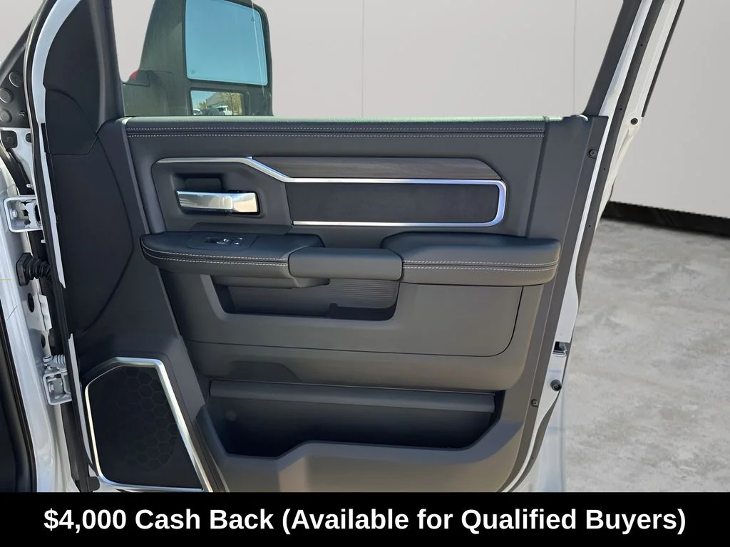 New 2026 Bright White Clear-Coat Exterior Paint RAM Laramie image 14