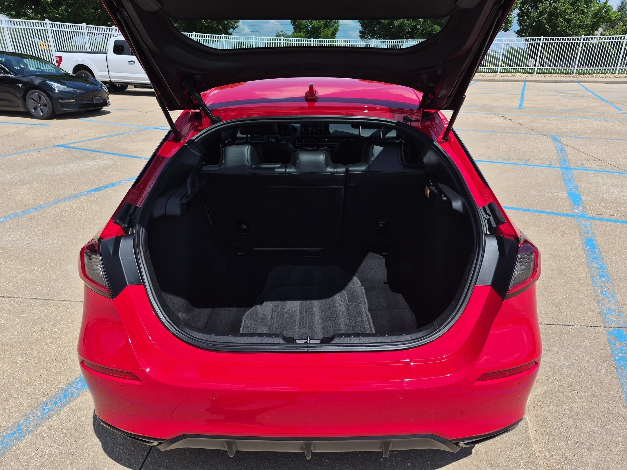 Certified Used 2023 Rallye Red Honda Sport Touring Hatchback image 27