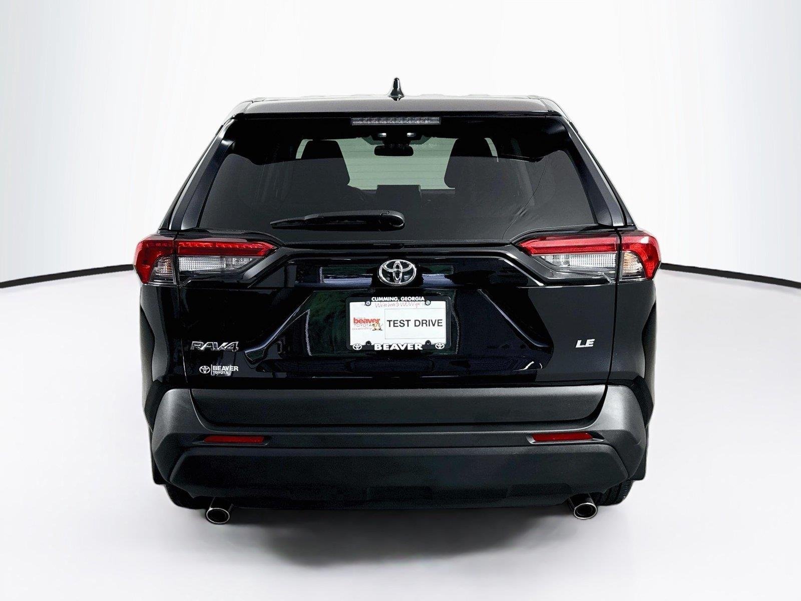 Certified Used 2025 Midnight Black Metallic Toyota LE image 10