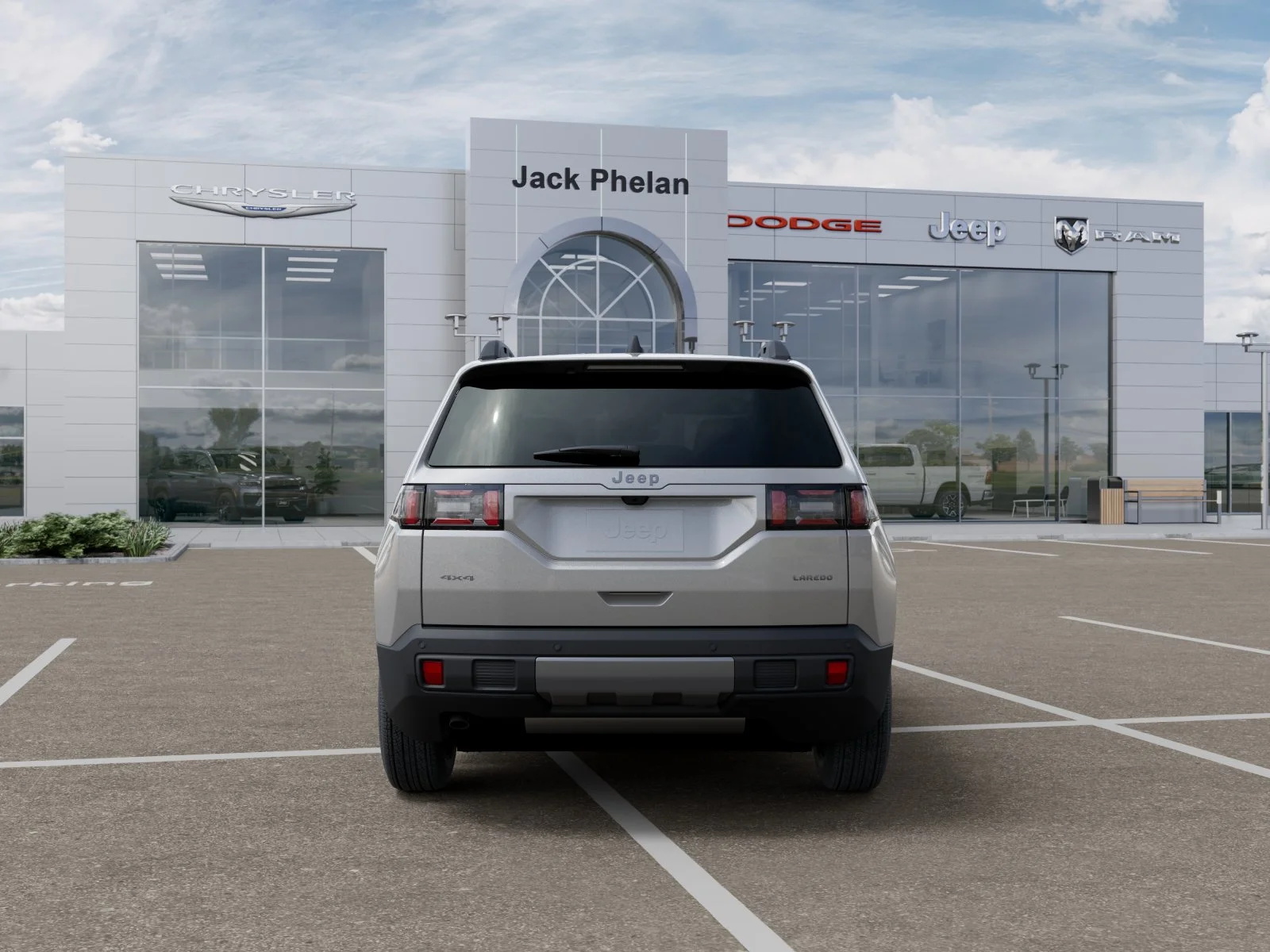 New 2026 Silver Zynith Clear-Coat Exterior Paint Jeep Laredo image 7