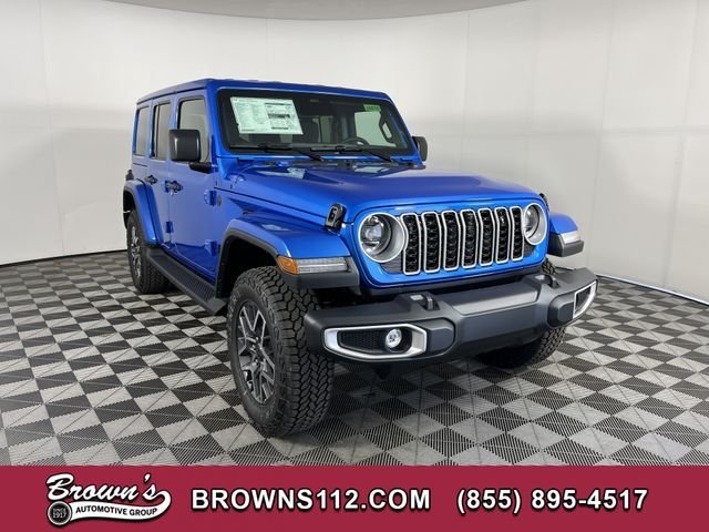 New 2026 Hydro Blue Pearl-Coat Exterior Paint Jeep Sahara image 1