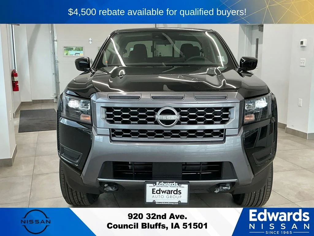 New 2026 Super Black Nissan Crew Cab SV image 2