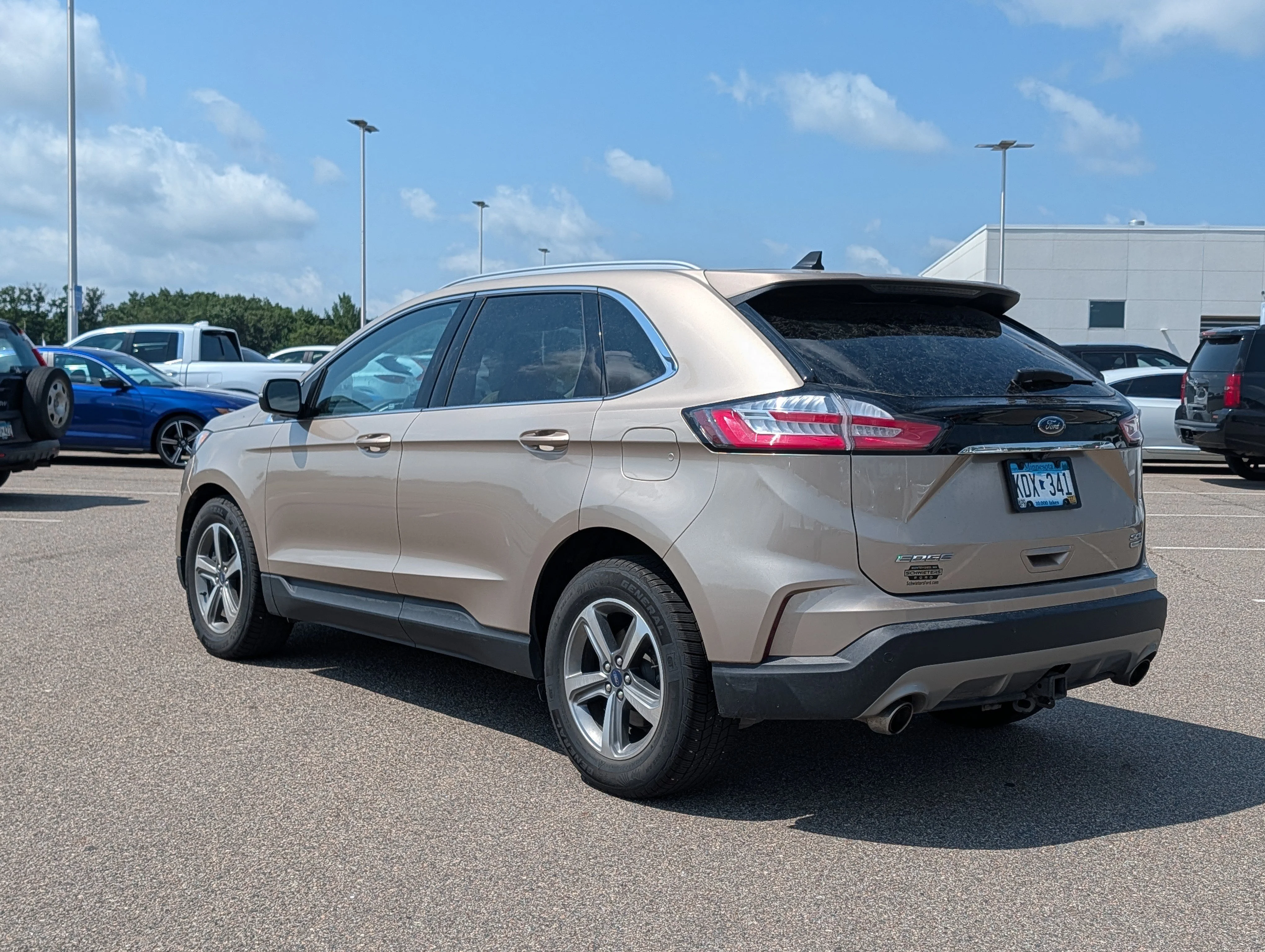Used 2020 Desert Gold Metallic Ford SEL image 3