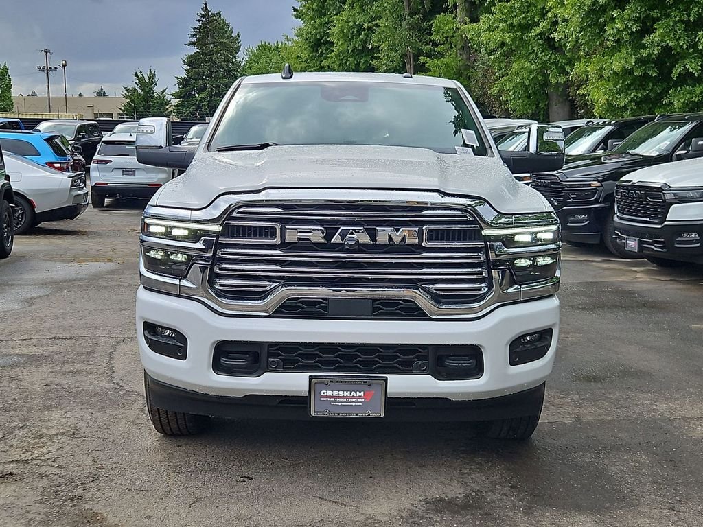 New 2026 Bright White Clear-Coat Exterior Paint RAM Laramie image 2