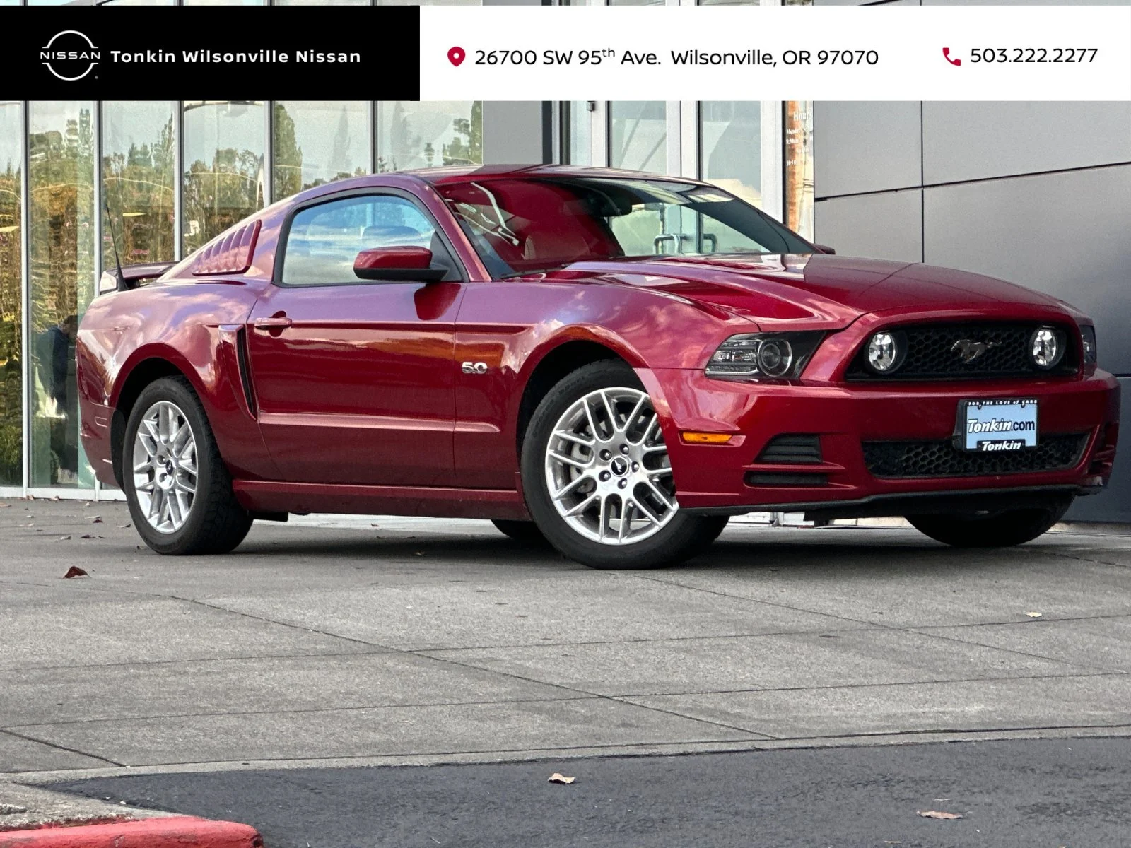 Used 2014 Ruby Red Metallic Ford GT Premium image 1