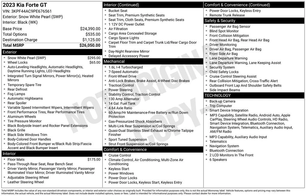 Used 2023 White Kia GT image 40