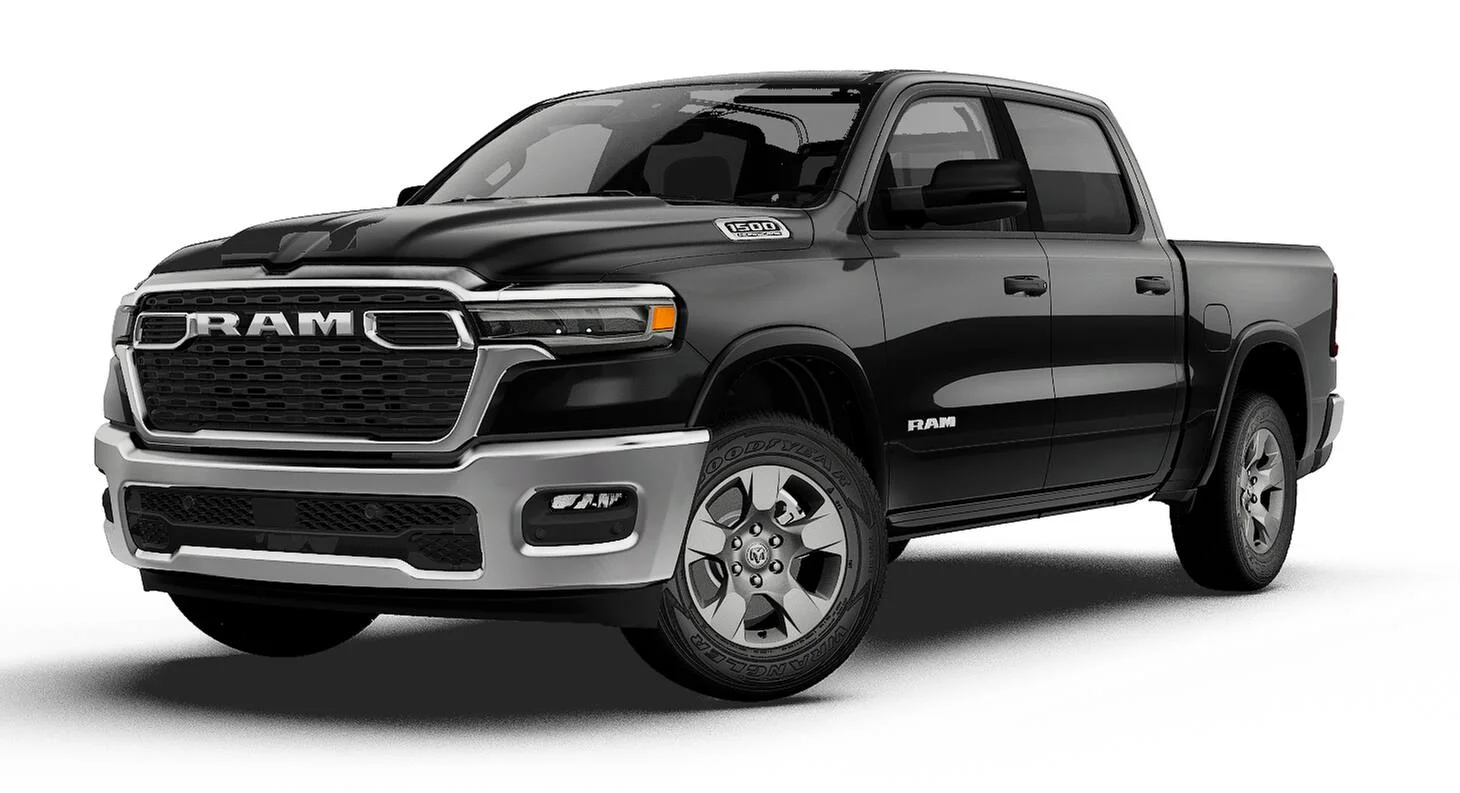 New 2027 Diamond Black Crystal Pearl-Coat Exterior Paint RAM BIG HORN image 1