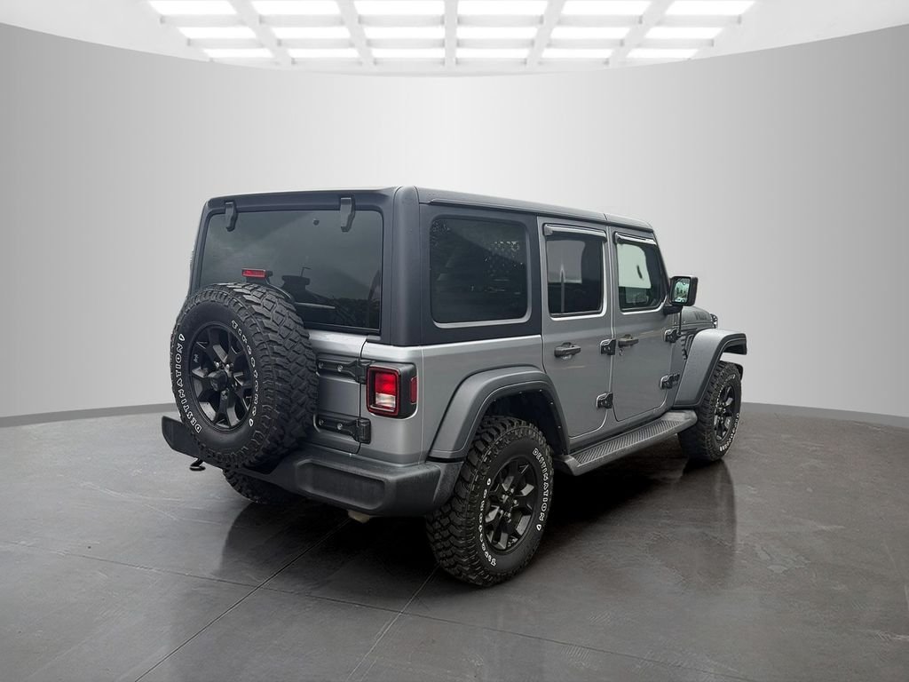 Used 2021 Silver Jeep Unlimited Willys image 7