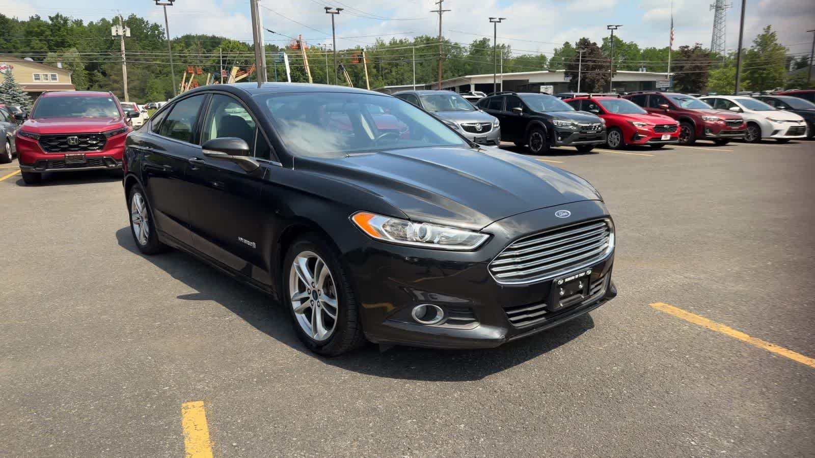 Used 2015 Ford Fusion Hybrid SE with VIN 3FA6P0LU2FR231890 for sale in Troy, NY