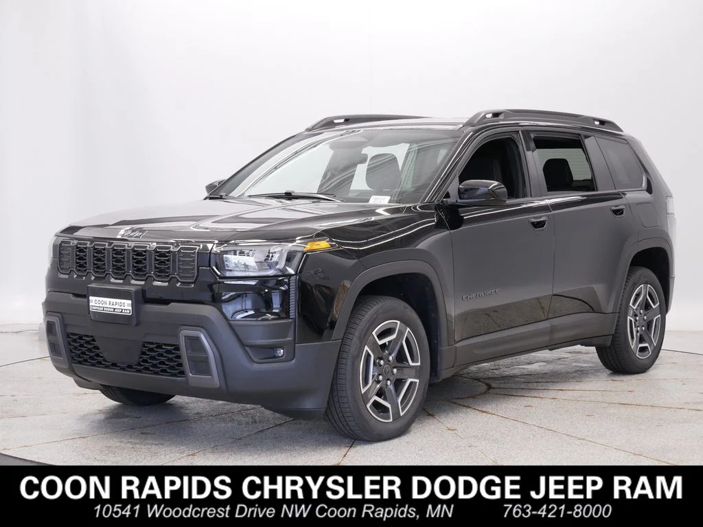 New 2026 Diamond Black Crystal Pearlcoat Jeep Laredo image 1