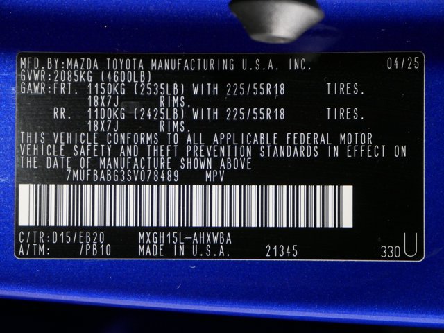 Used 2025 Blue Crush Metallic/Jet Black Toyota Hybrid XSE w/ Convenience Pkg image 34