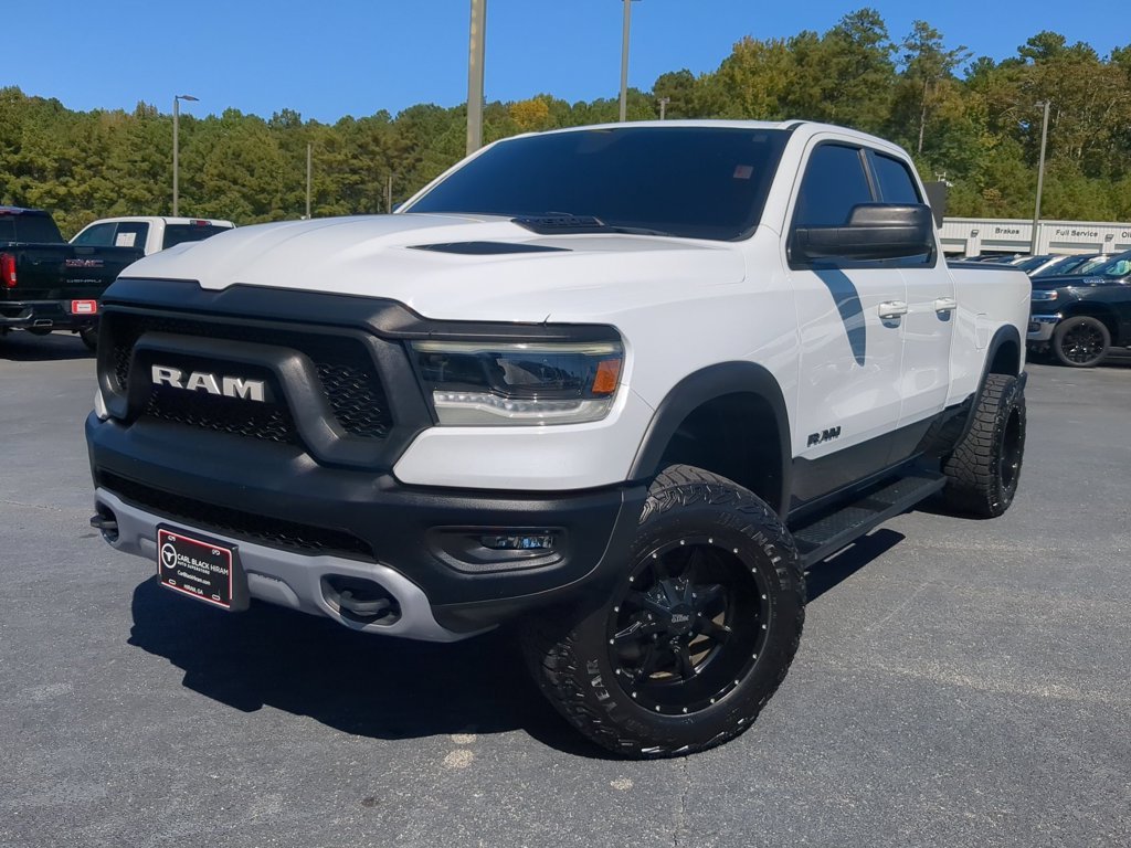 Used 2020 Bright White Clearcoat Ram Rebel image 1