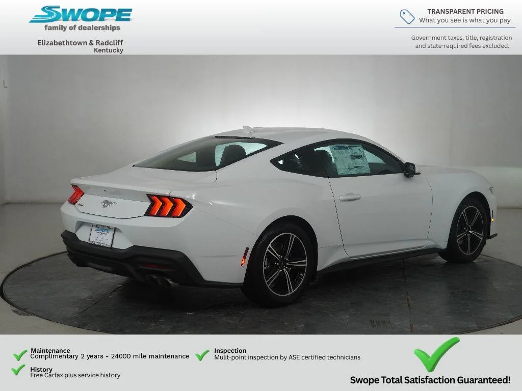 New 2025 Oxford White Ford EcoBoost® Fastback image 4