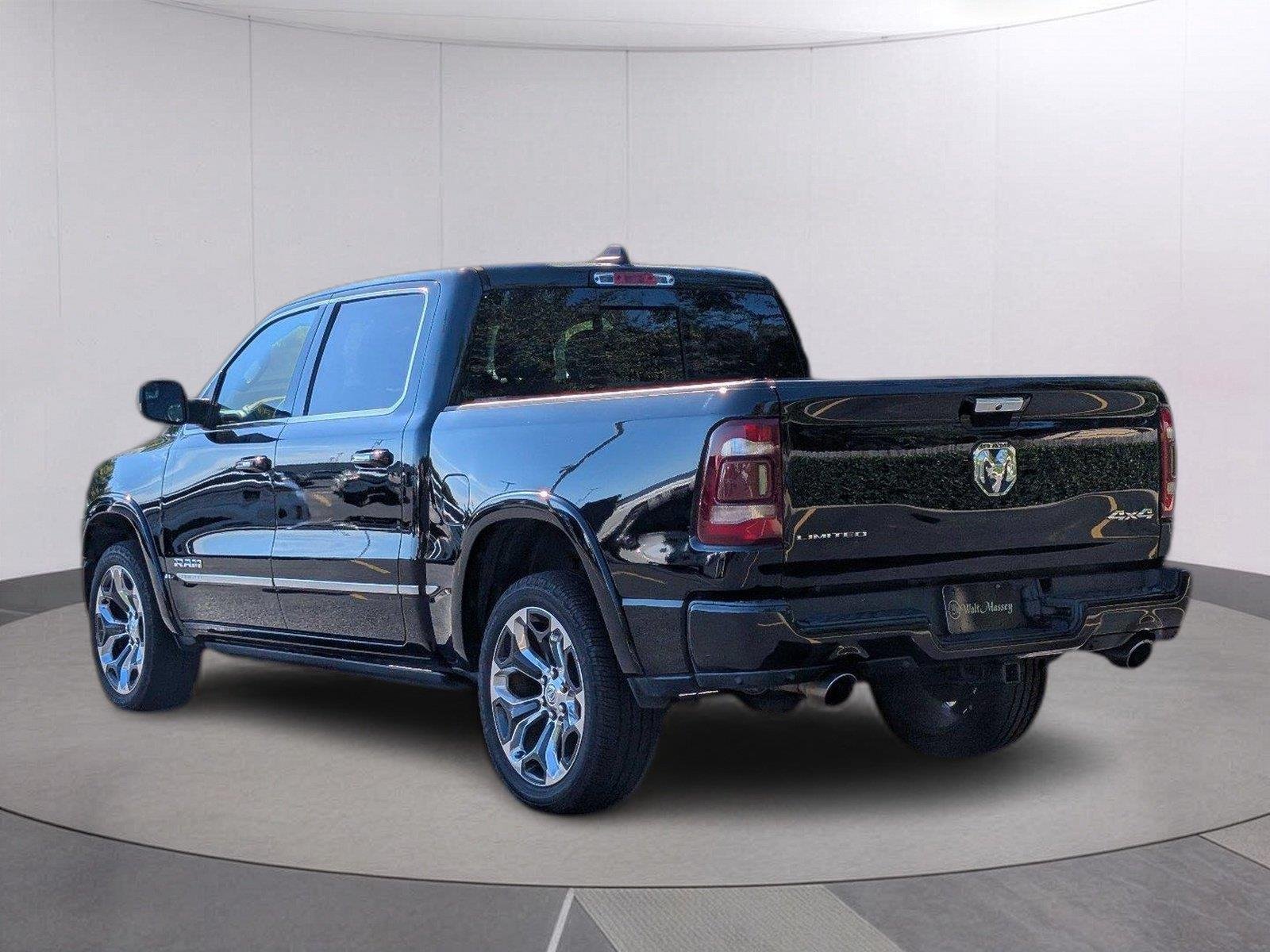 Used 2020 Diamond Black Crystal Pearlcoat Ram Limited image 3