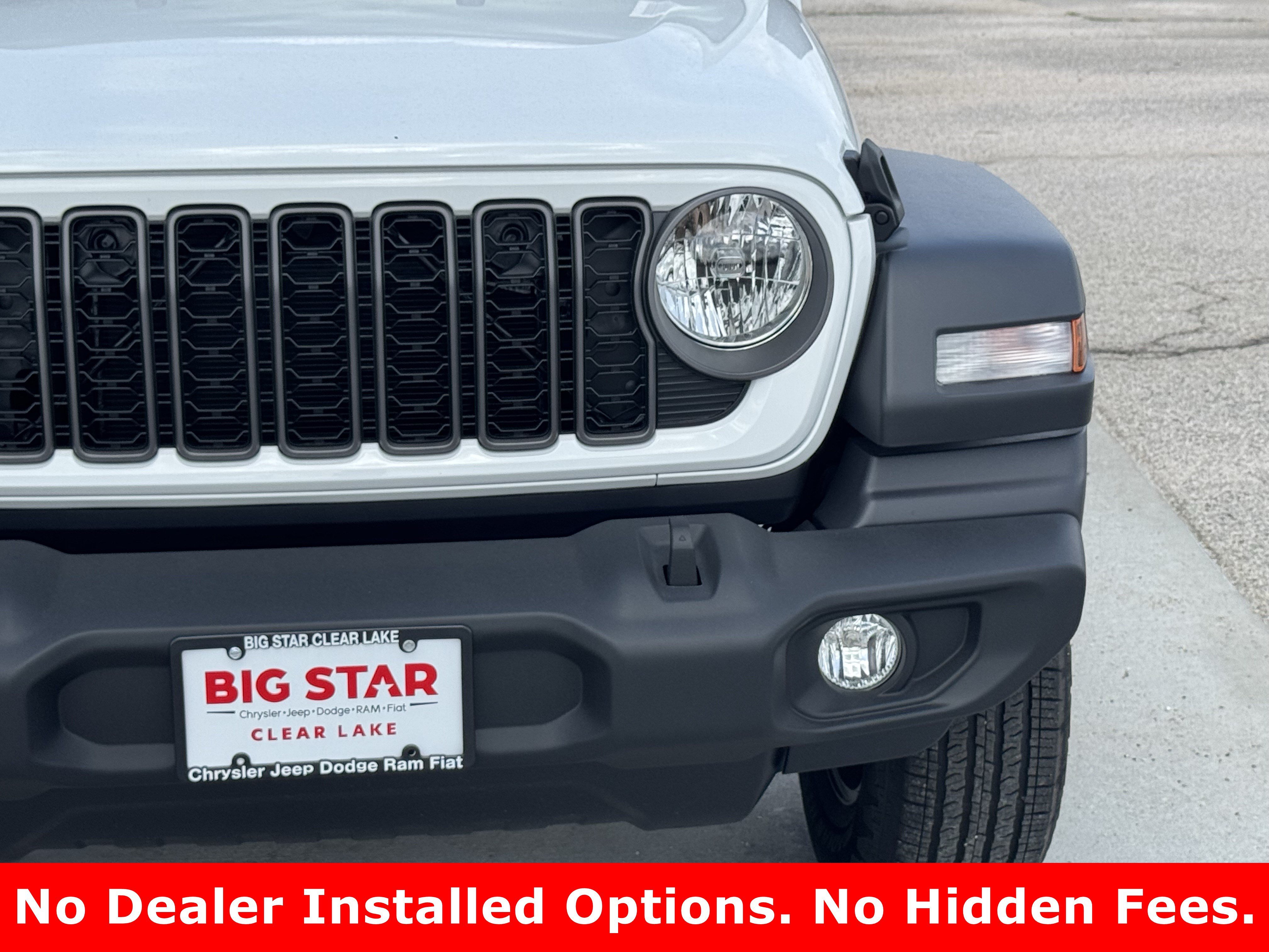New 2026 Bright White Clearcoat Jeep Sport image 4