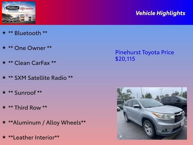 Used 2014 Silver Toyota XLE V6 image 9