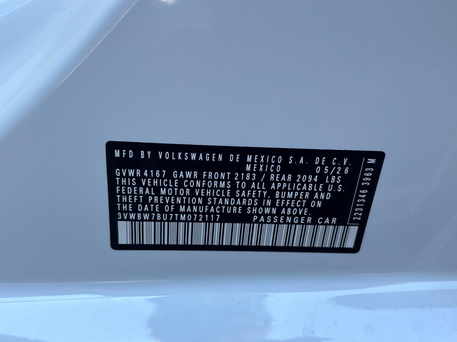 New 2026 Pure White Volkswagen Sport image 12