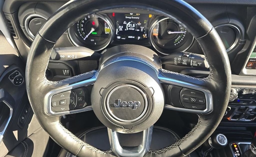 Used 2023 White Jeep Sahara 4xe image 9