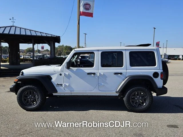 New 2026 Bright White Clear-Coat Exterior Paint Jeep Sport S image 4