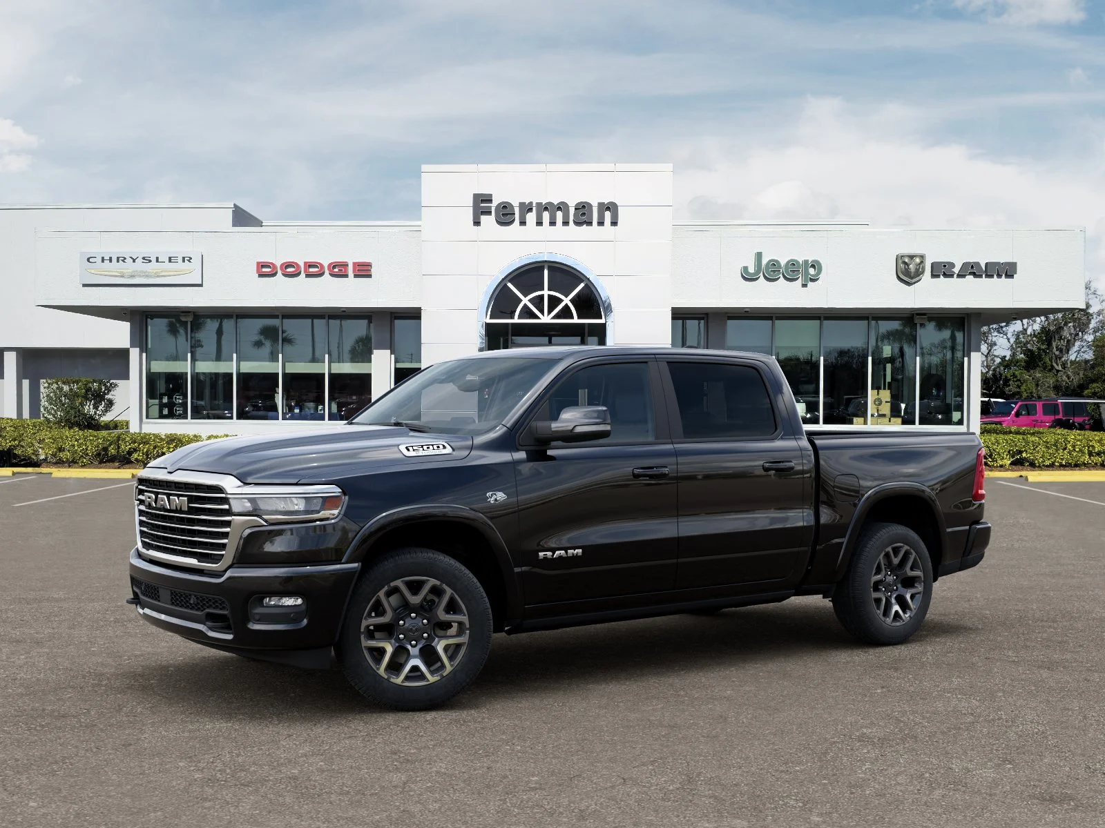 New 2026 Diamond Black Crystal Pearl-Coat Exterior Paint RAM Laramie image 34