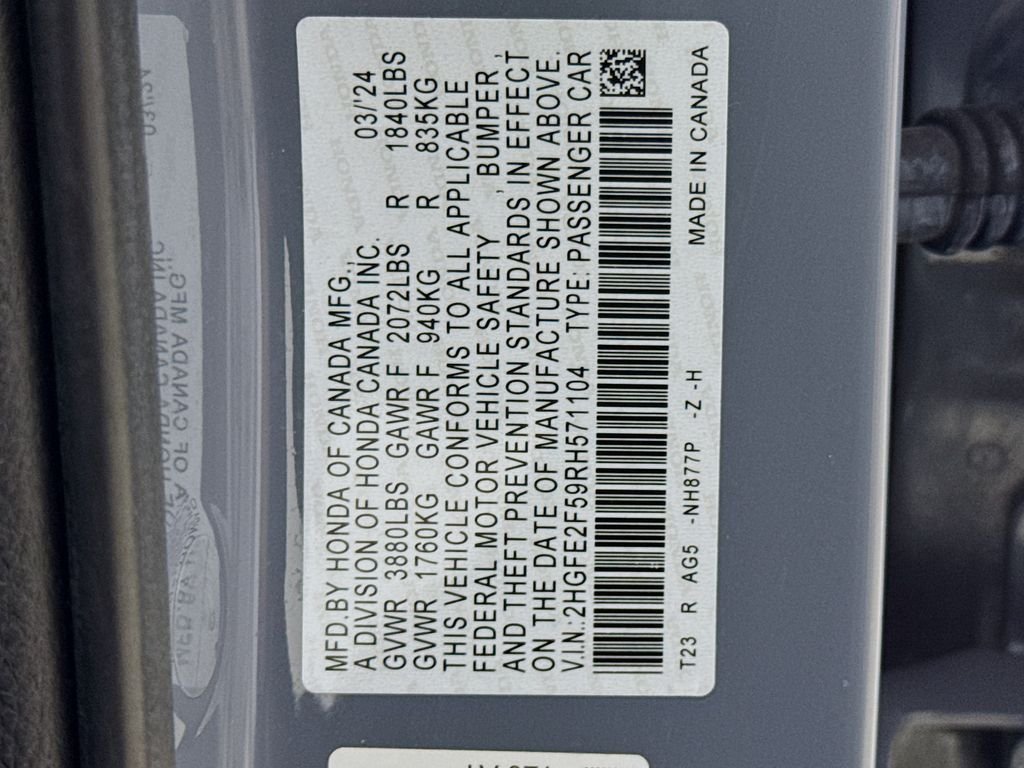 Certified Used 2024 Gray Honda Sport image 36