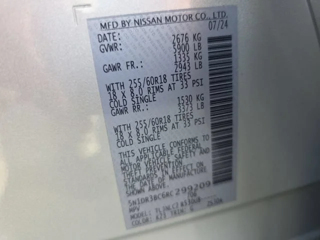 Used 2024 Silver Nissan SV image 33