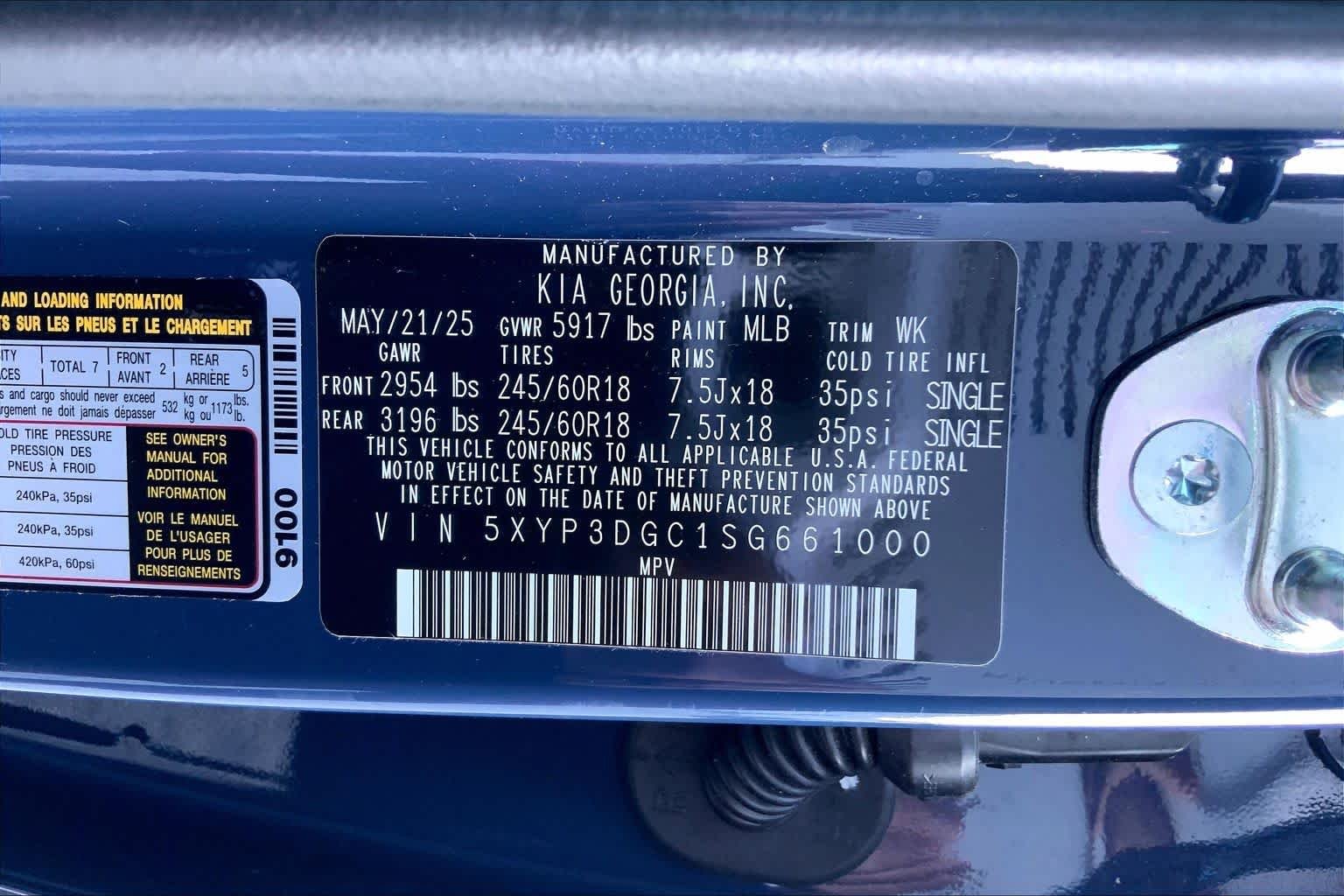 Used 2025 Midnight Lake Blue Kia EX X-Pro image 30