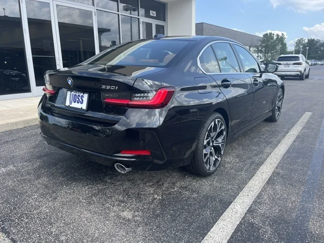 New 2025 Black Sapphire Metallic BMW 330i xDrive Sedan image 3