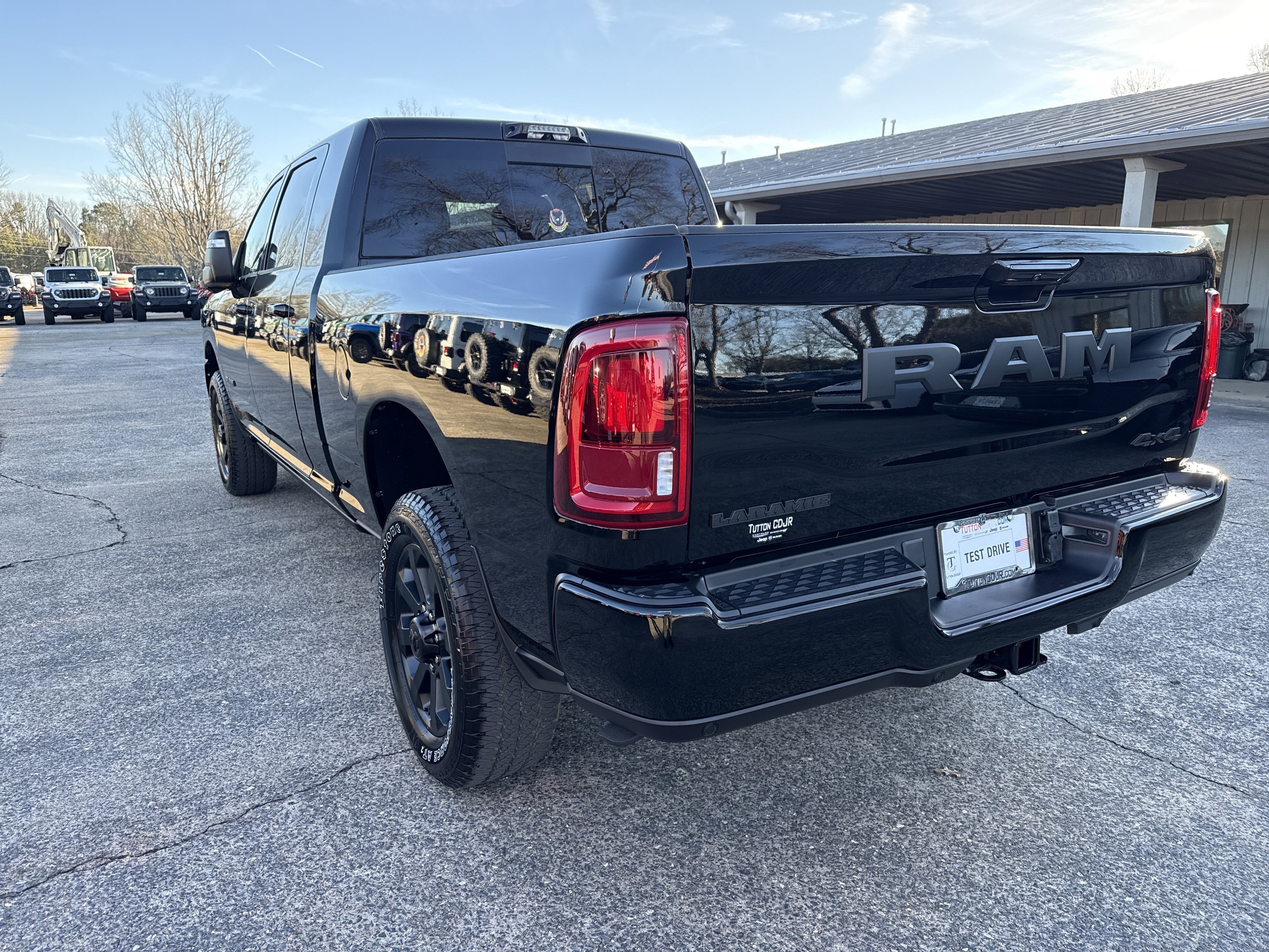 New 2026 Diamond Black Crystal Pearlcoat RAM Laramie image 5