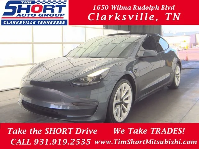 Used 2023 Gray Tesla Base image 1