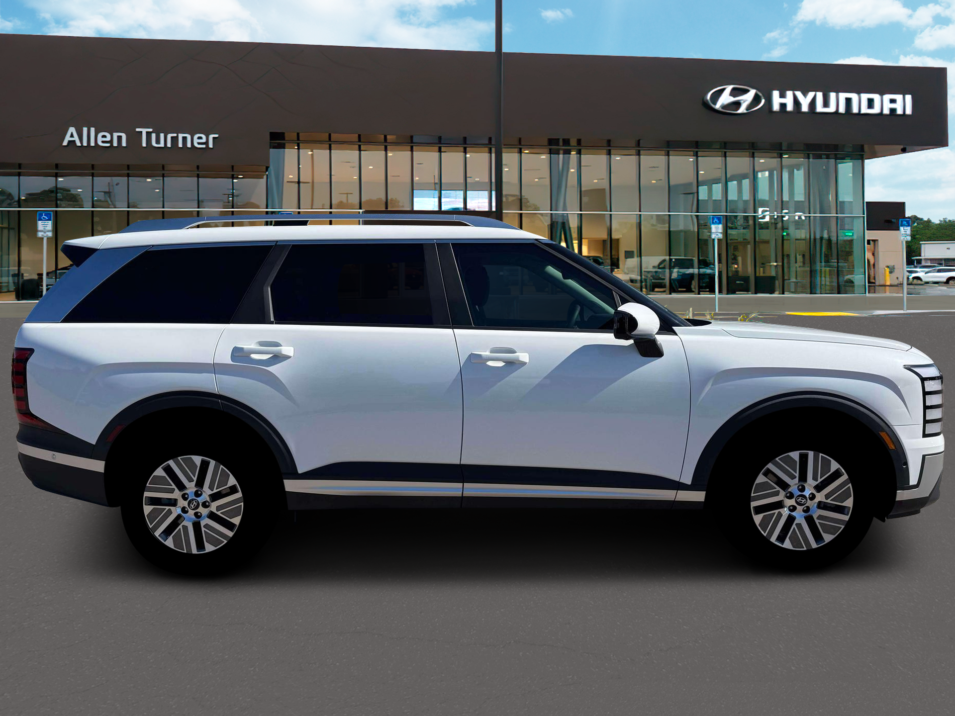 New 2026 Creamy White Pearl Hyundai Blue SEL Premium 8P image 9