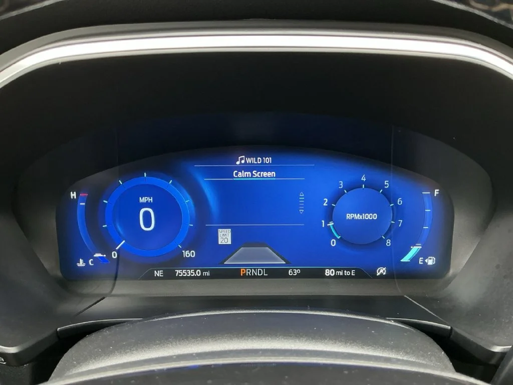 Used 2021 Blue Ford Titanium image 14