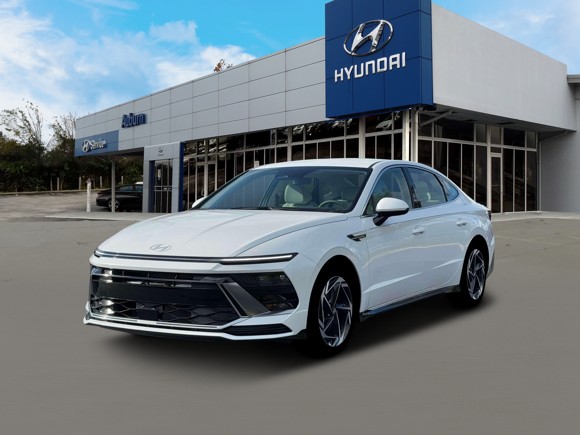 New 2026 White Hyundai SEL Sport image 1