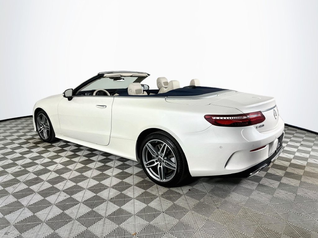Used 2019 White Mercedes-Benz E 450 CONVERTIBLE BLUE TOP YACHT BLUE LEATHER INT. image 5