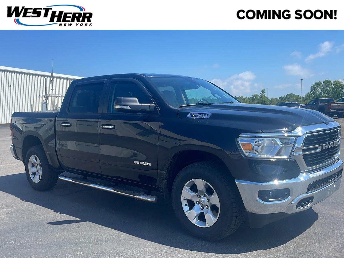 Used 2020 Diamond Black Crystal Pearlcoat Ram Big Horn image 1