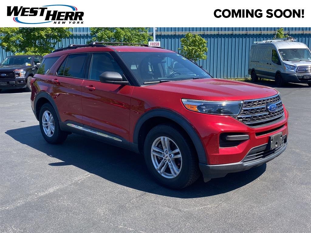 Used 2020 Rapid Red Metallic Tinted Clearcoat Ford XLT image 1