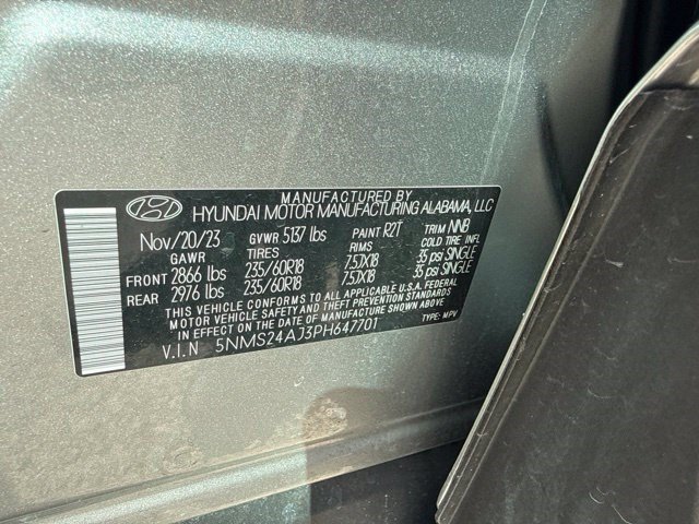 Used 2023 Shimmering Silver Hyundai SEL image 15