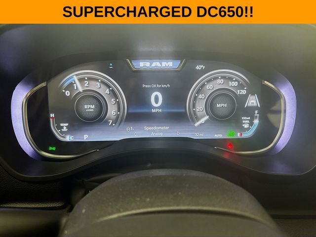 New 2026 Diamond Black Crystal Pearl-Coat Exterior Paint RAM Supercharged DC650 image 12