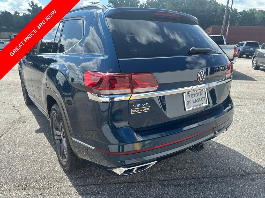 Used 2021 Blue Metallic Volkswagen 3.6L V6 SE w/Technology R-Line image 5