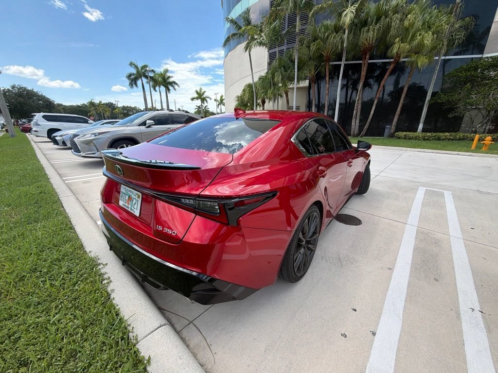 Used 2024 Infra Red Lexus IS 350 F SPORT Design image 8