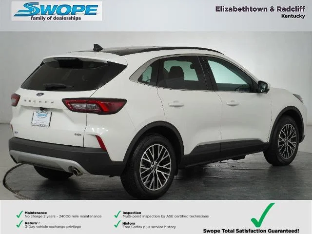 New 2025 Star White Metallic Tri-coat Ford Plug-in Hybrid image 4