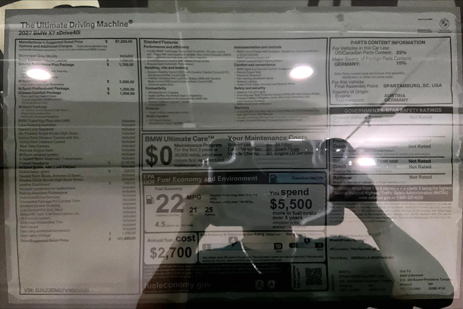 New 2027 Skyscraper Grey Metallic BMW xDrive40i image 18