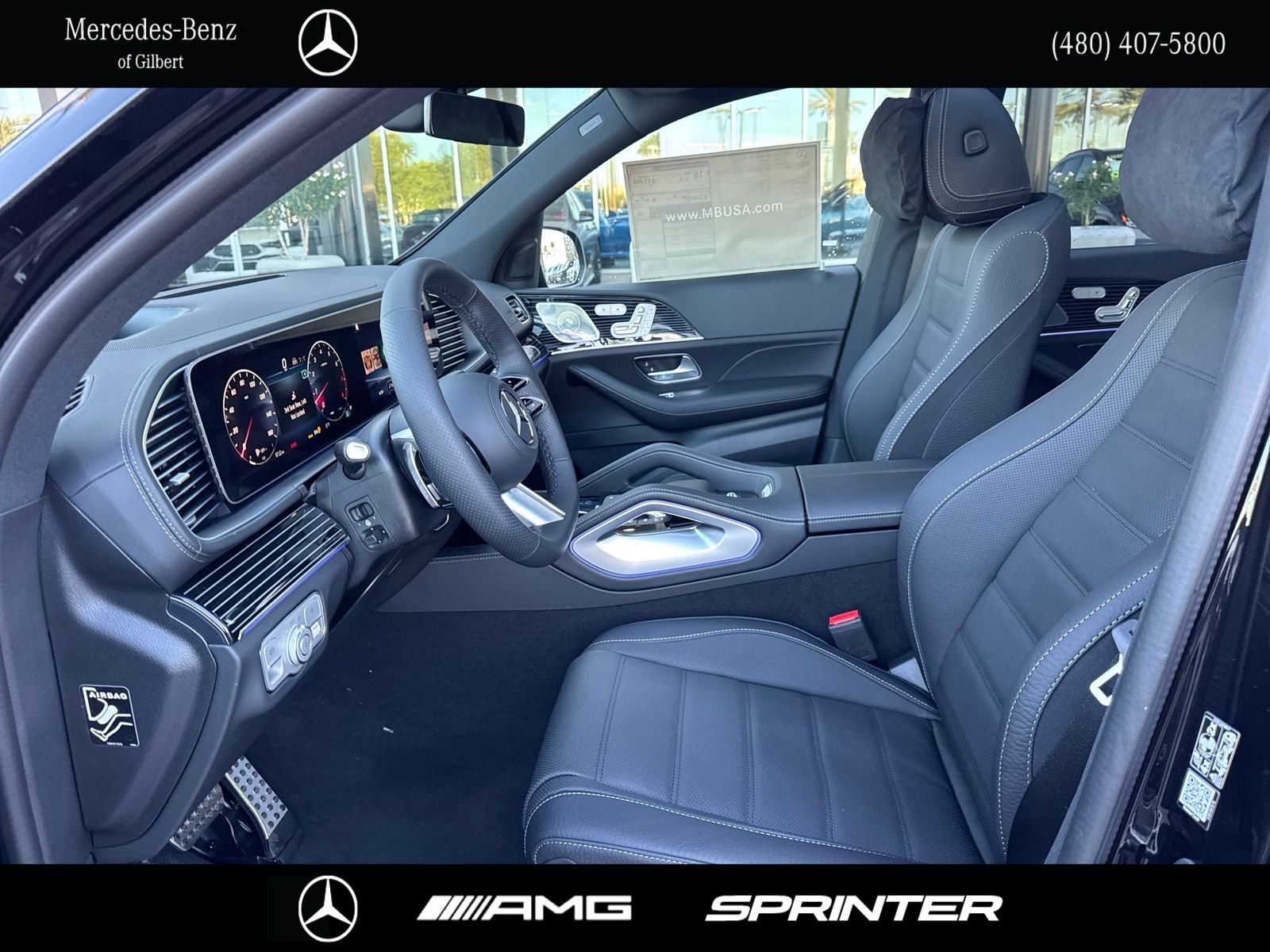New 2026 Obsidian Black Metallic Mercedes-Benz GLS 580 image 8