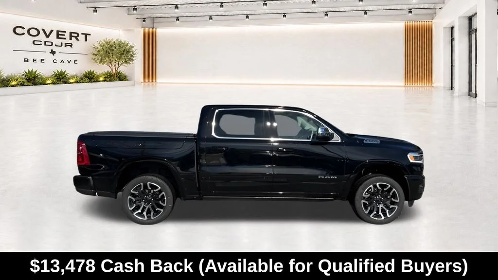 New 2026 Diamond Black Crystal Pearlcoat RAM Limited image 16