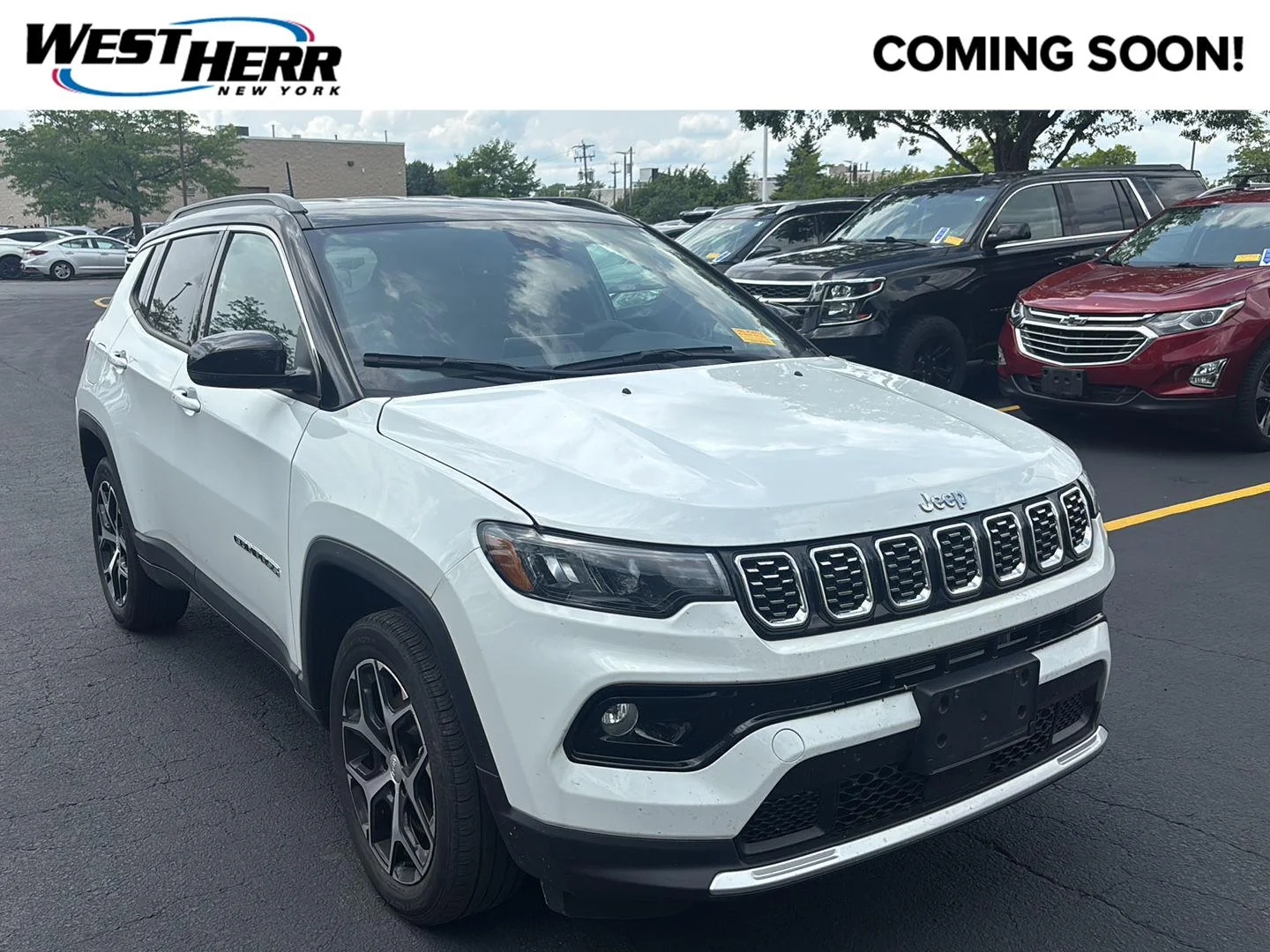 Used 2024 Bright White Clearcoat Jeep Limited image 1
