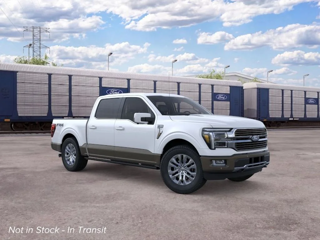 New 2026 Star White Metallic Tri-Coat Ford King Ranch image 7