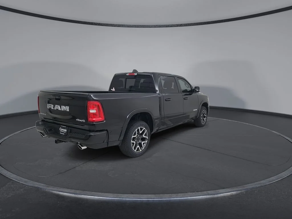 New 2026 Diamond Black Crystal Pearl-Coat Exterior Paint RAM Laramie image 14