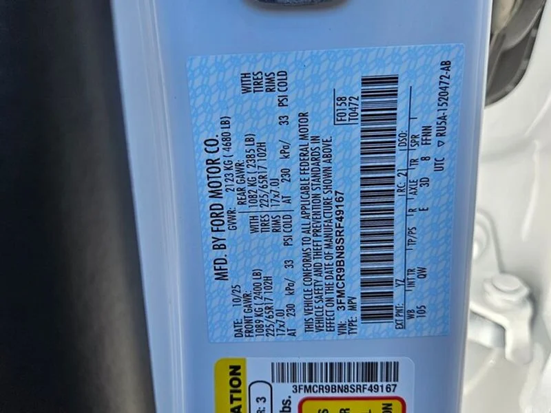 New 2025 Oxford White Ford Big Bend® image 18