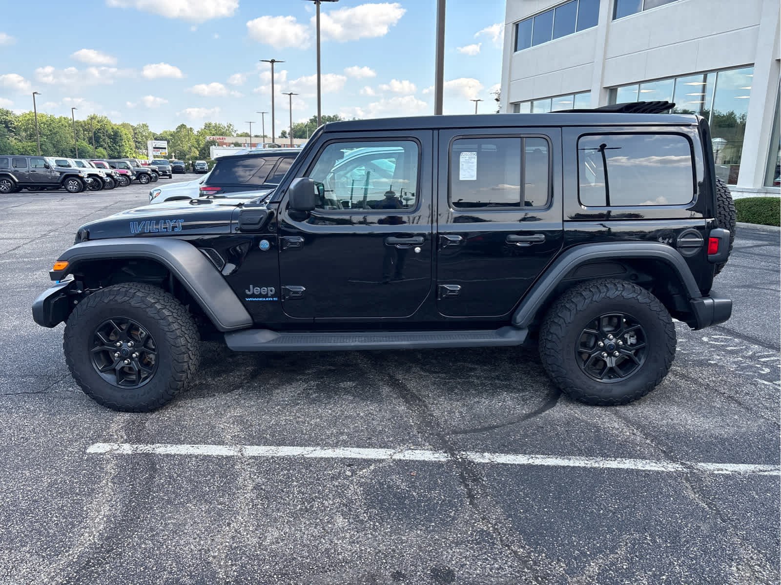 Used 2024 Black Clearcoat Jeep Willys image 3