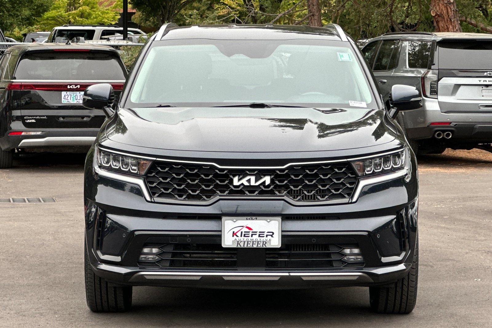 Used 2023 Blue Kia EX image 9